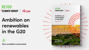 Ambition on Renewables in the G20